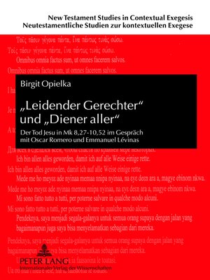 cover image of «Leidender Gerechter» und «Diener aller»